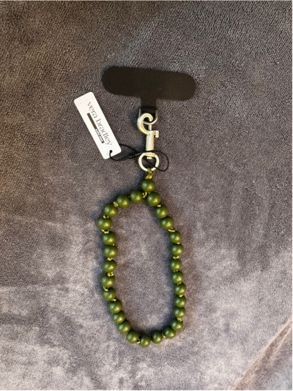 Vera Bradley Cedar Green Unisex Essential Phone Wristlet Strap